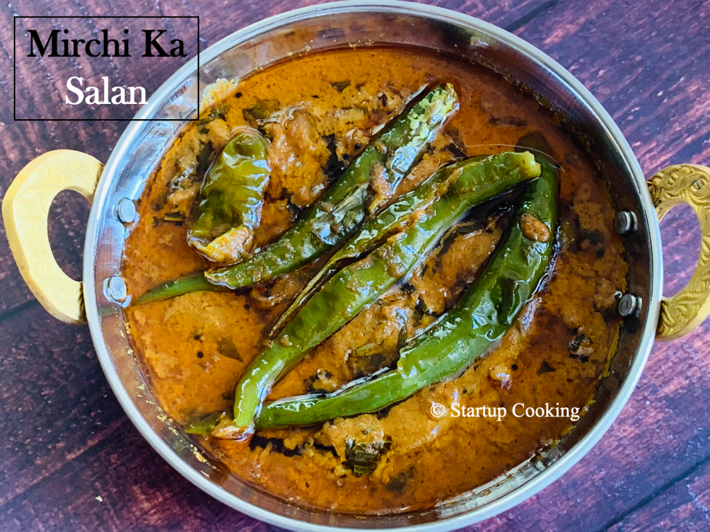 Mirchi Ka Salan Recipe Hyderabadi Mirchi Ka Salan Startup Cooking 35