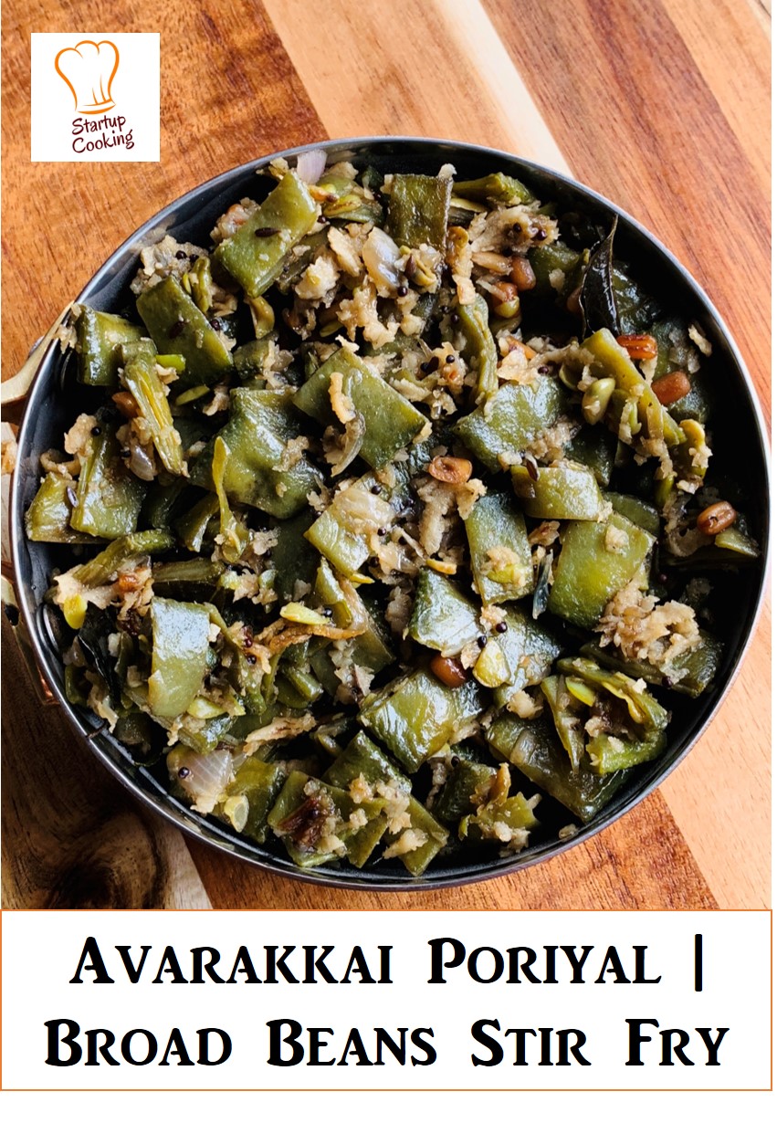 Avarakkai Poriyal Broad Beans Stir Fry Broad Beans Stir Fry With Coconut Startup Cooking 1