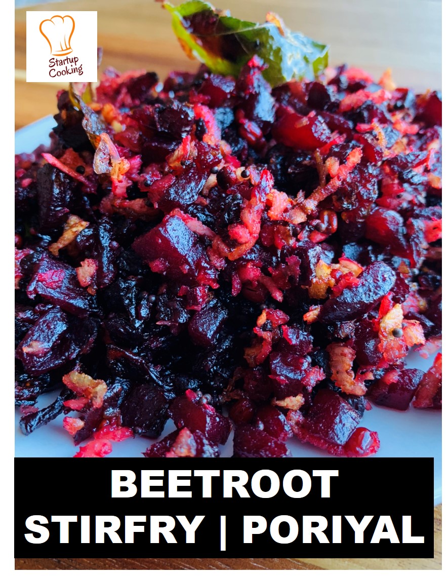 Beetroot Poriyal Recipe Beetroot Stir Fry Recipe Startup Cooking 1