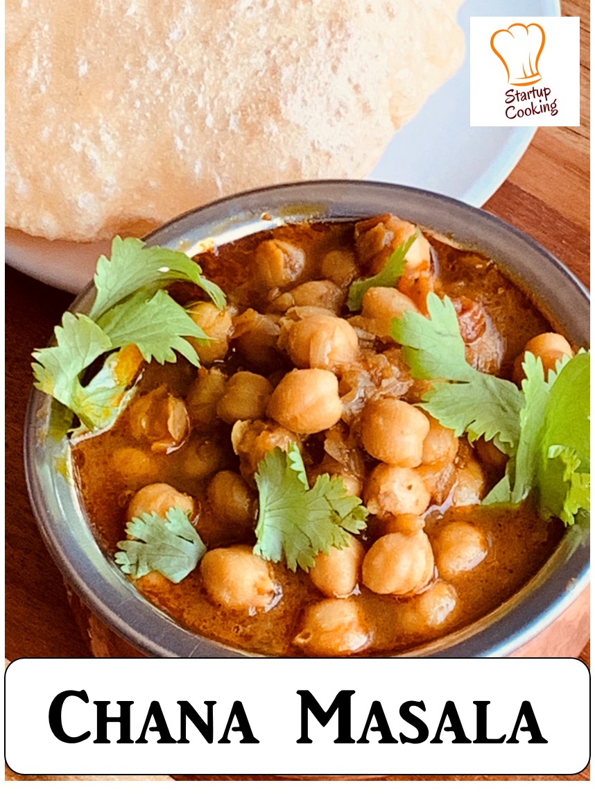Channa Masala Recipe Easy Version Of Chana Masala Indian Chick Peas Curry Startup Cooking 1