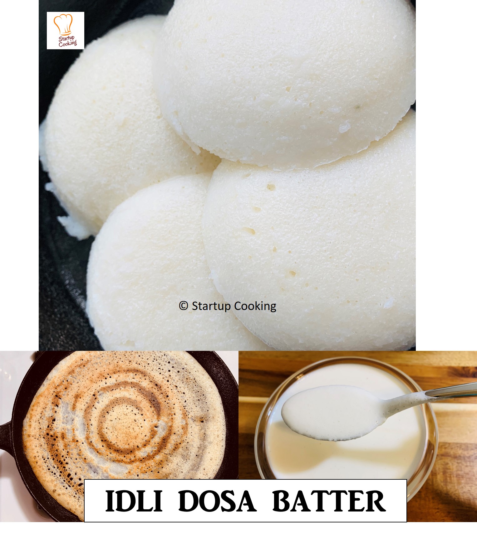 Idli Dosa Batter Recipe How To Make Idli Dosa Batter Homemade Idli Dosa Batter Startup Cooking 1