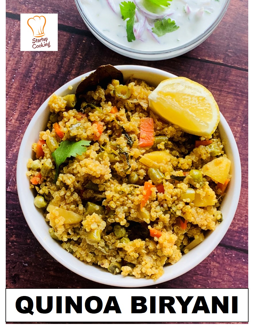 Quinoa Biryani Quinoa Vegetable Biryani Vegetable Biryani Quinoa Recipes Startup Cooking 1