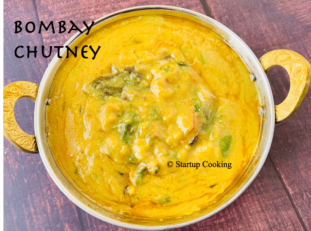 Bombay Chutney Recipe Bombay Chutney Using Toor Dal Startup Cooking 1