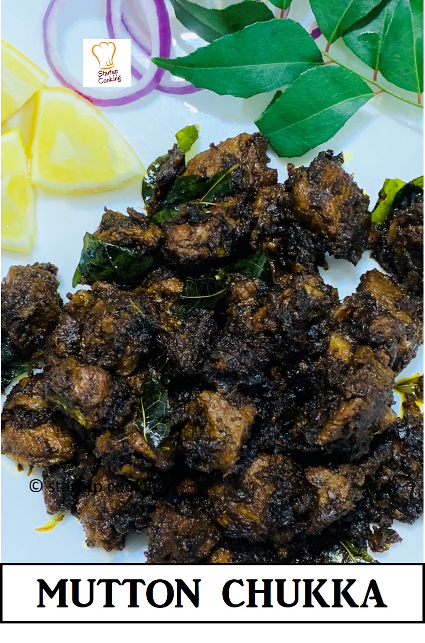 Mutton Chukka Recipe South Indian Mutton Fry Chukka Varuval Startup Cooking 1