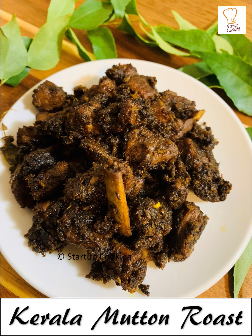 Kerala Mutton Roast Mutton Recipe Spicy Mutton Roast Startup Cooking 1
