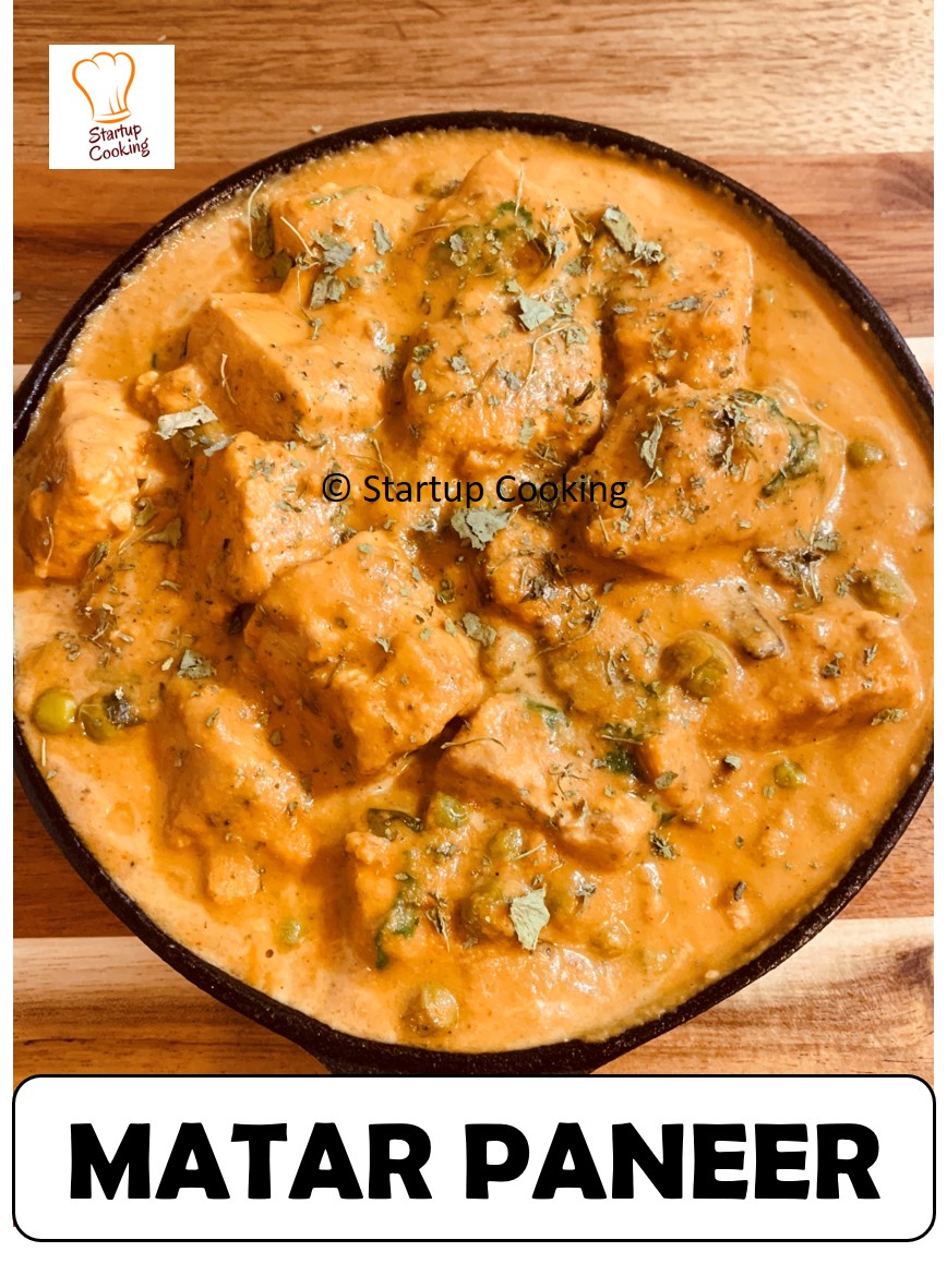 Matar Paneer Recipe How To Make Matar Paneer Recipe Indian Paneer Recipe Startup Cooking 1