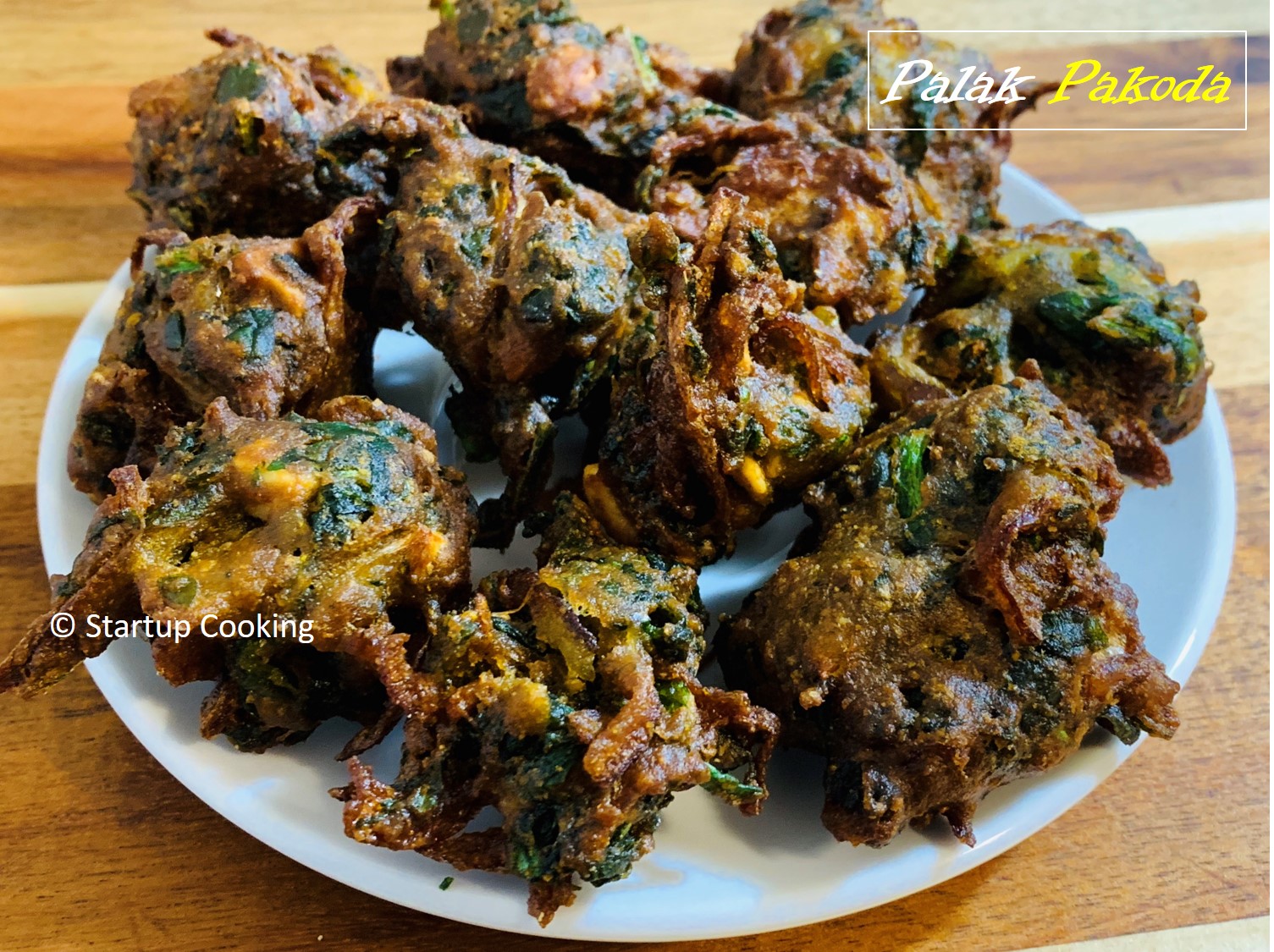 Palak Pakoda Recipe Spinach Pakoda Spinach Pakora Startup Cooking 1