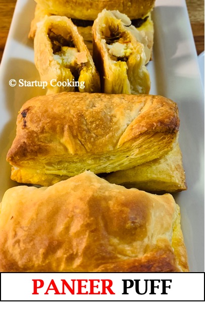 Paneer Puff Recipe Easy Homemade Puff Recipe Startup Cooking 1