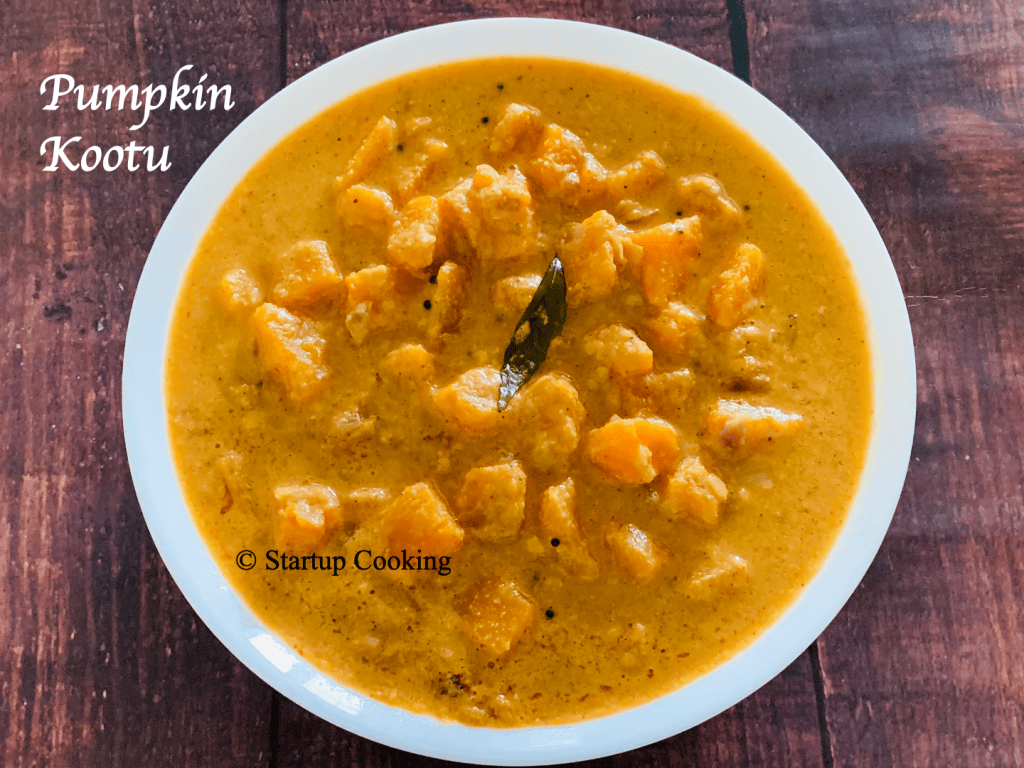 Pumpkin Kootu Recipe Yellow Pumpkin Kootu Pumpkin Kootu With Peanut And Coconut Startup Cooking 28
