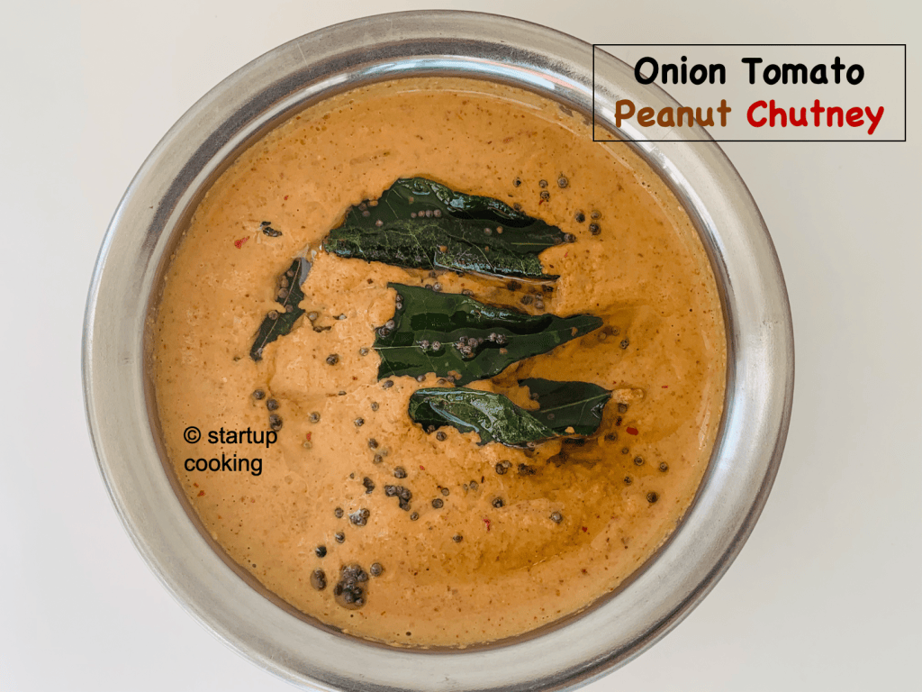 Onion Tomato Peanut Chutney Startup Cooking 1
