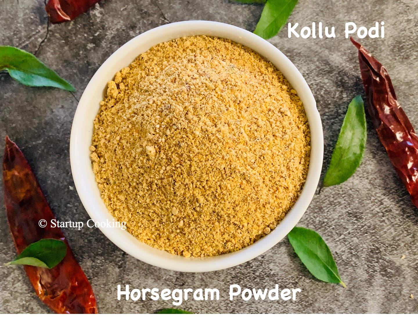 Kollu Podi Recipe Horsegram Powder For Idli Dosa And Rice Startup Cooking 1