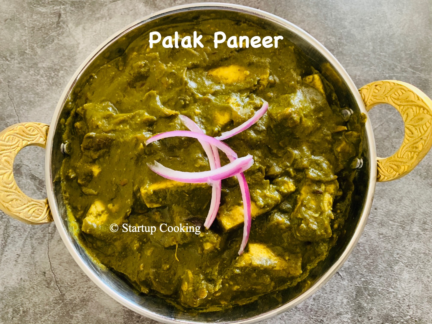 Palak Paneer Recipe How To Make Palak Paneer Startup Cooking 1