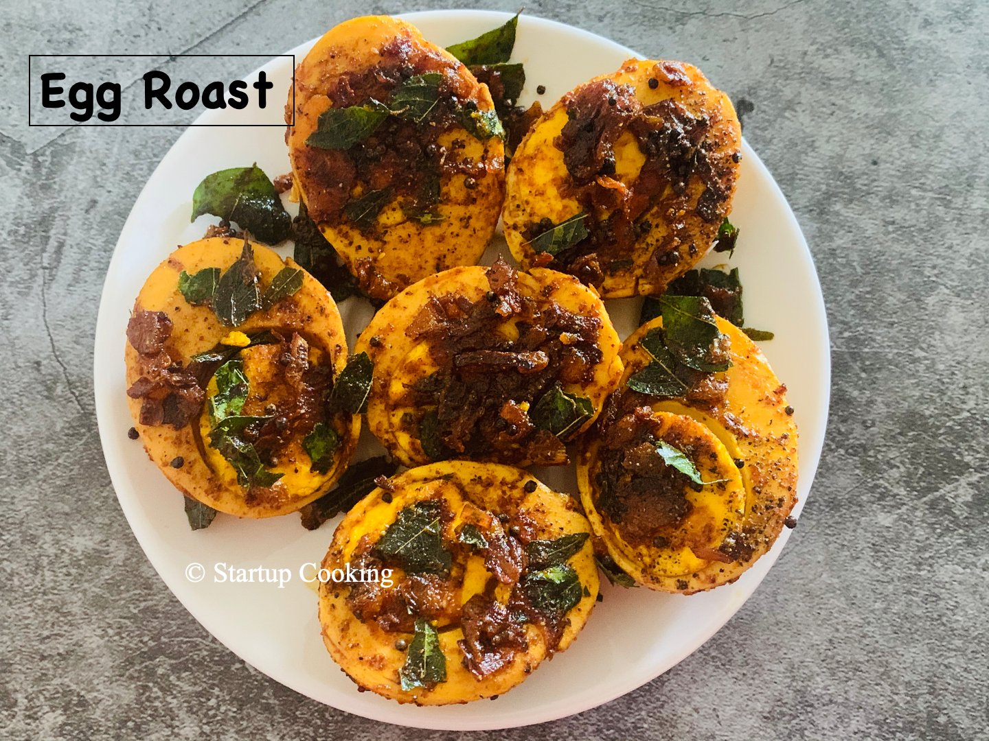 Egg Roast Recipe Dry Egg Roast Startup Cooking 1