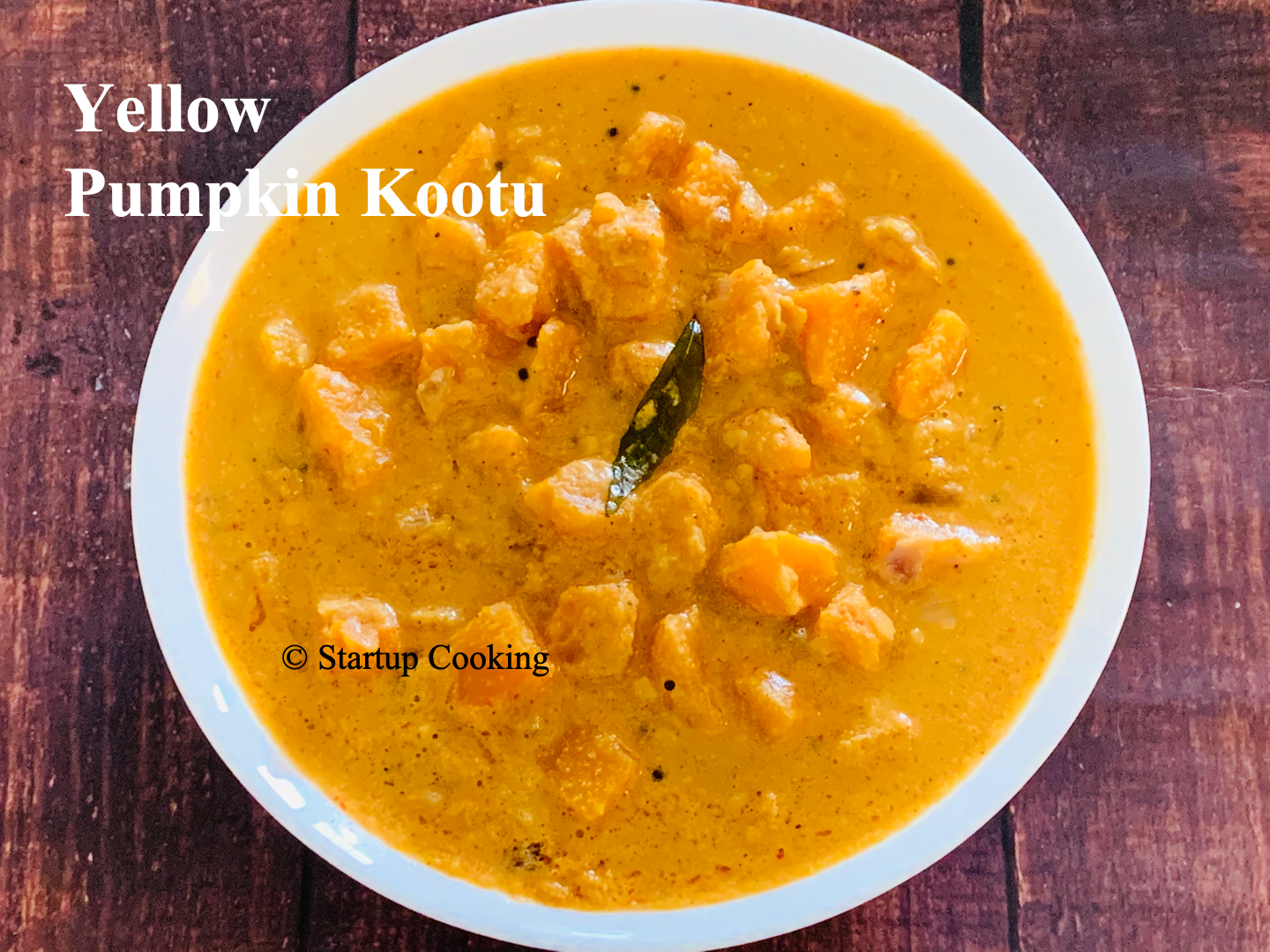 yellow pumpkin kootu