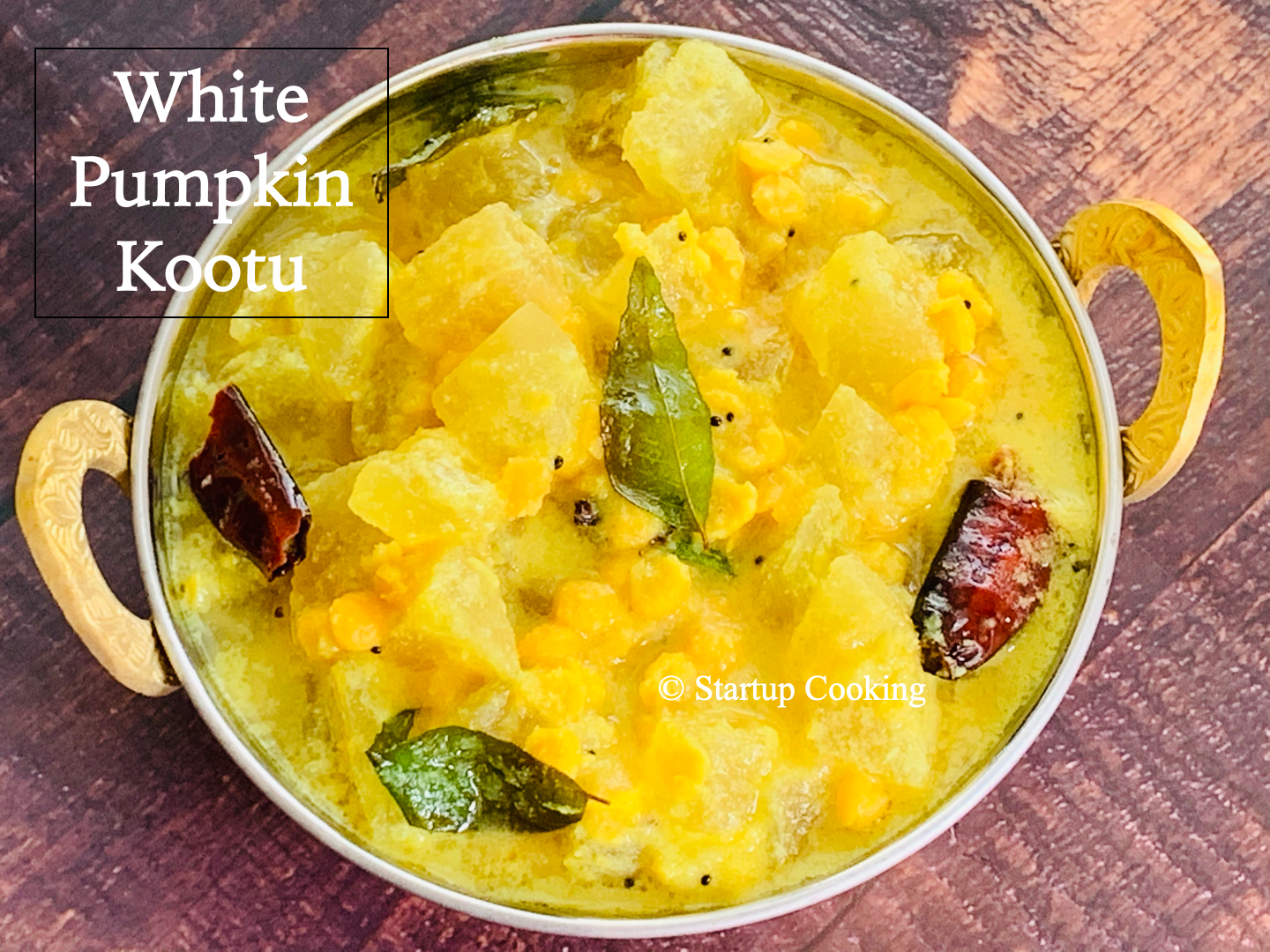 white pumpkin kootu