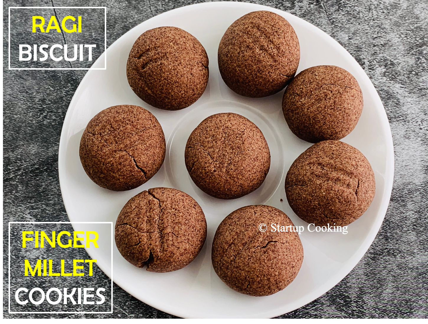 finger millet cookies