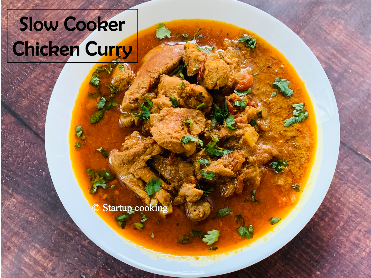 slow cooker chicken curry