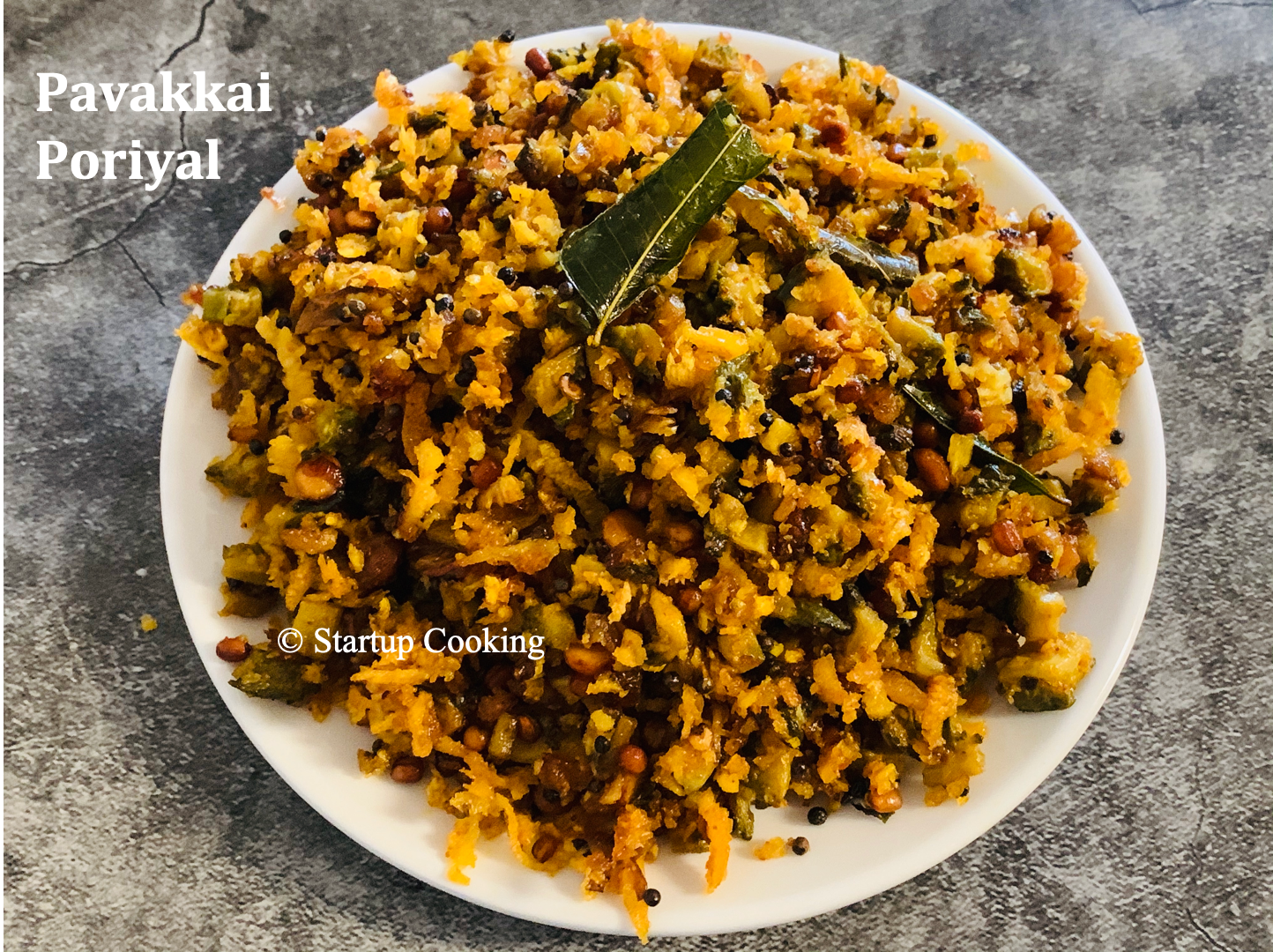 Pavakkai Poriyal Recipe Bitter Gourd Stir Fry Recipe Startup Cooking 1