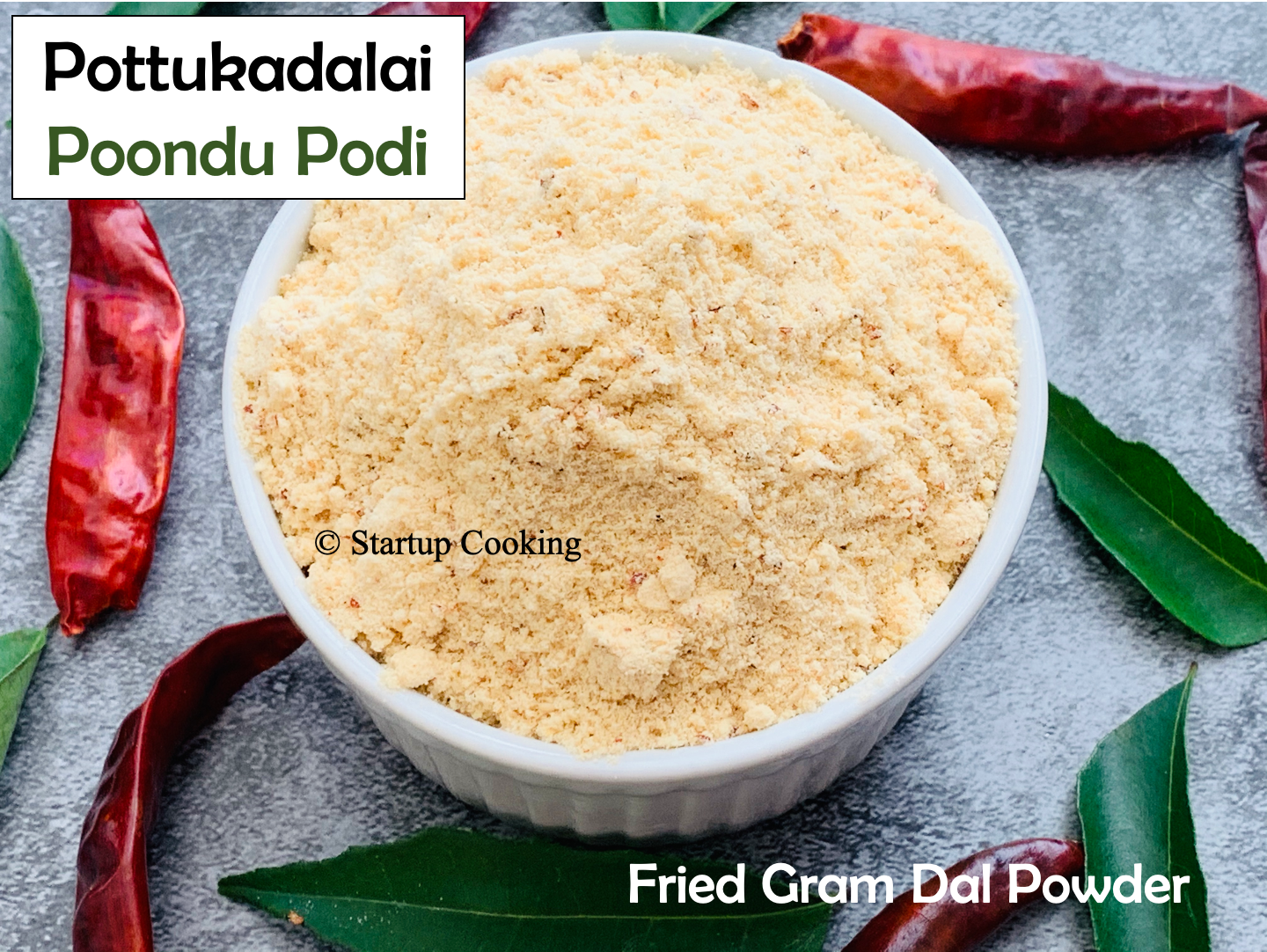 pottukadalai podi