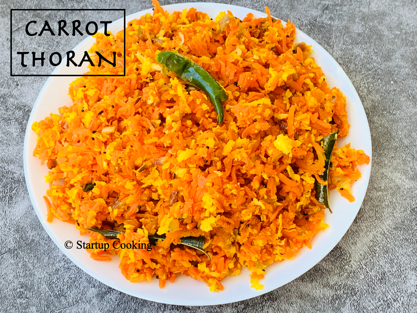 carrot thoran