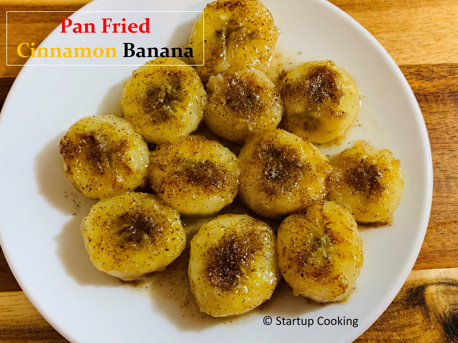 cinnamon bananas