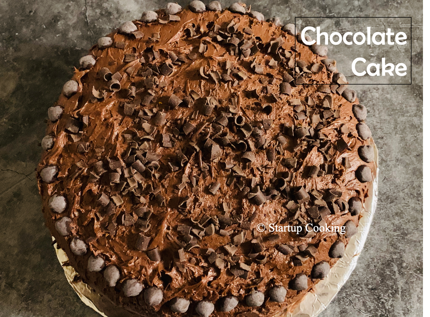 eggless chocolate cake