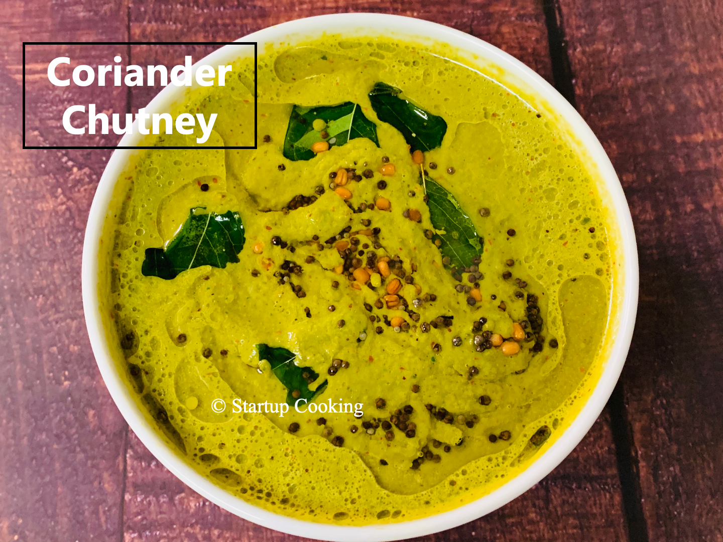 Coriander Chutney Recipe How To Make Coriander Chutney Startup Cooking 1