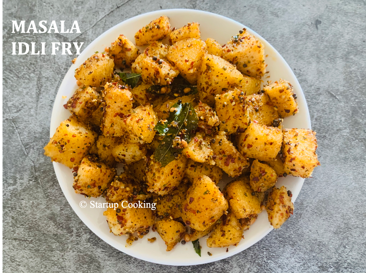 Fried Masala Idli