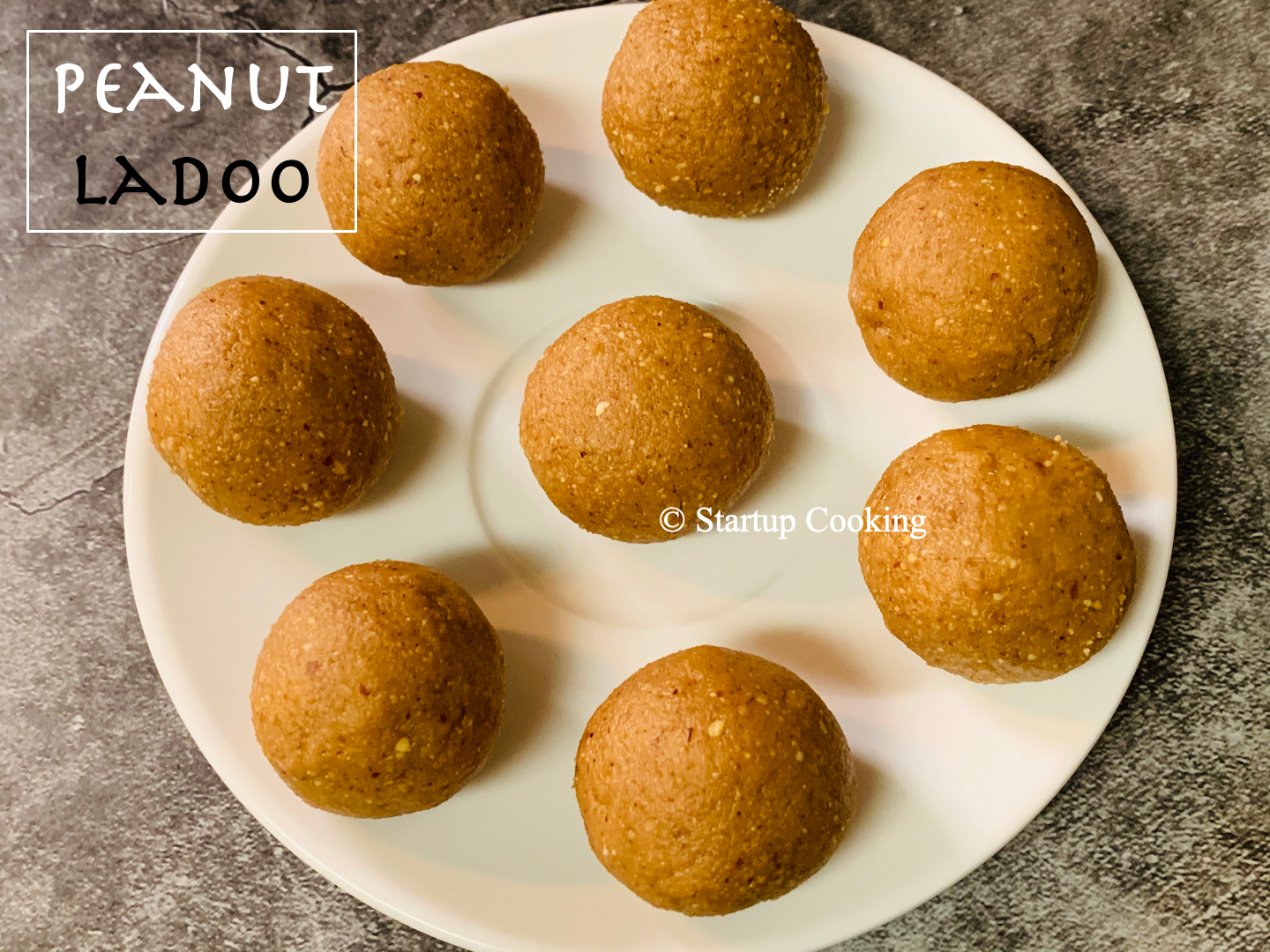 peanut ladoo