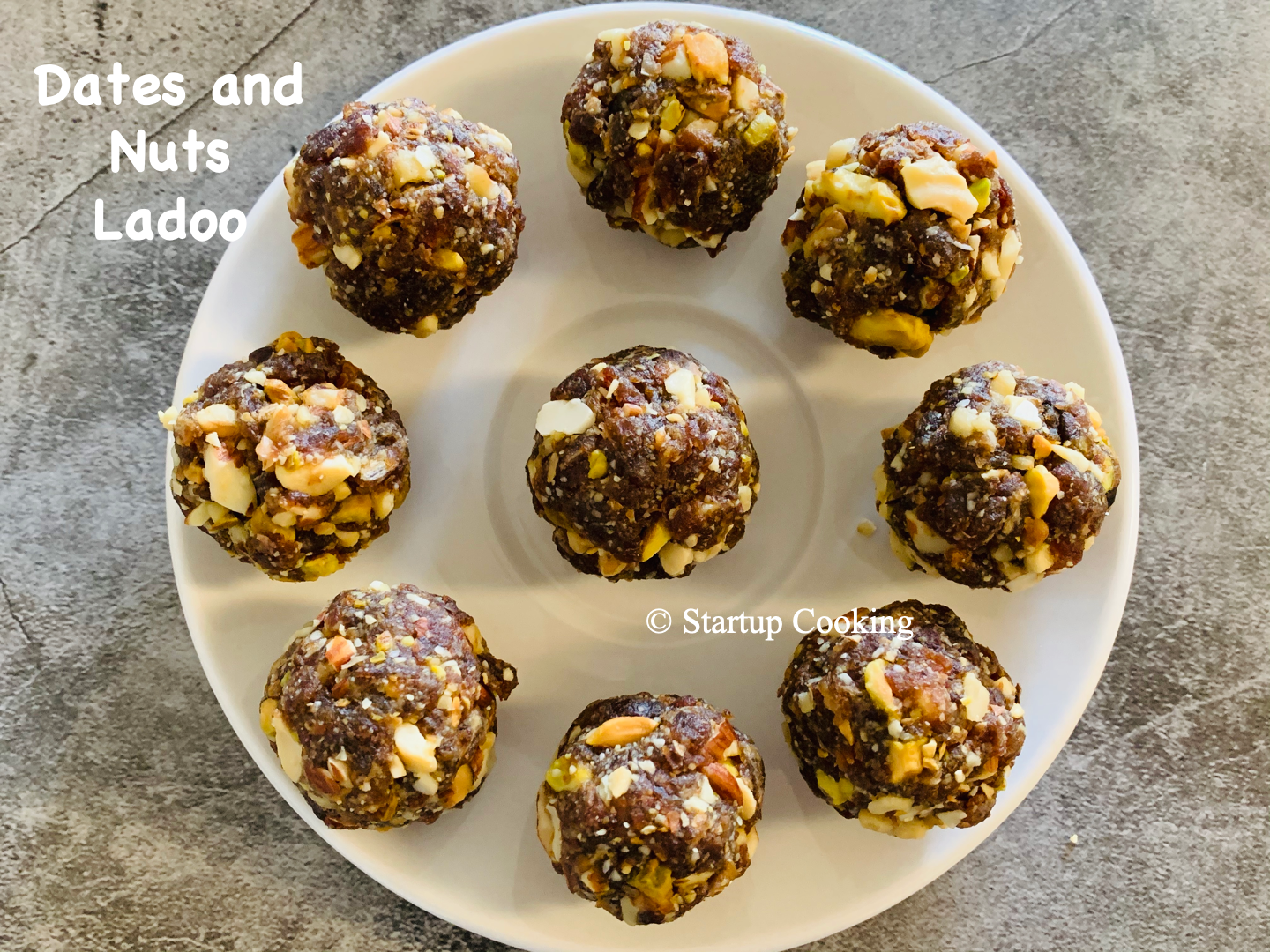 dates and nuts ladoo