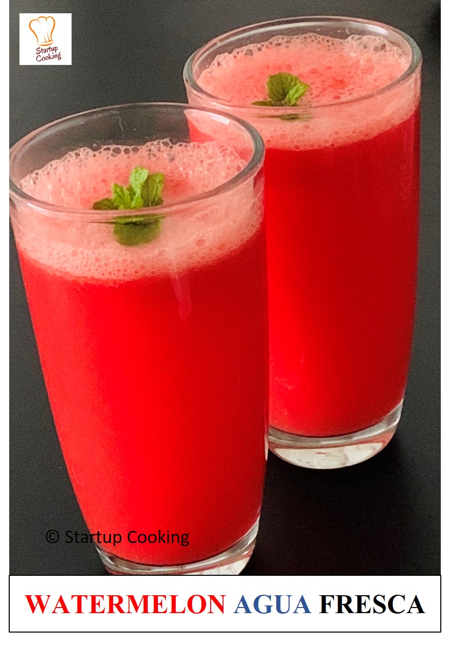 watermelon agua fresca