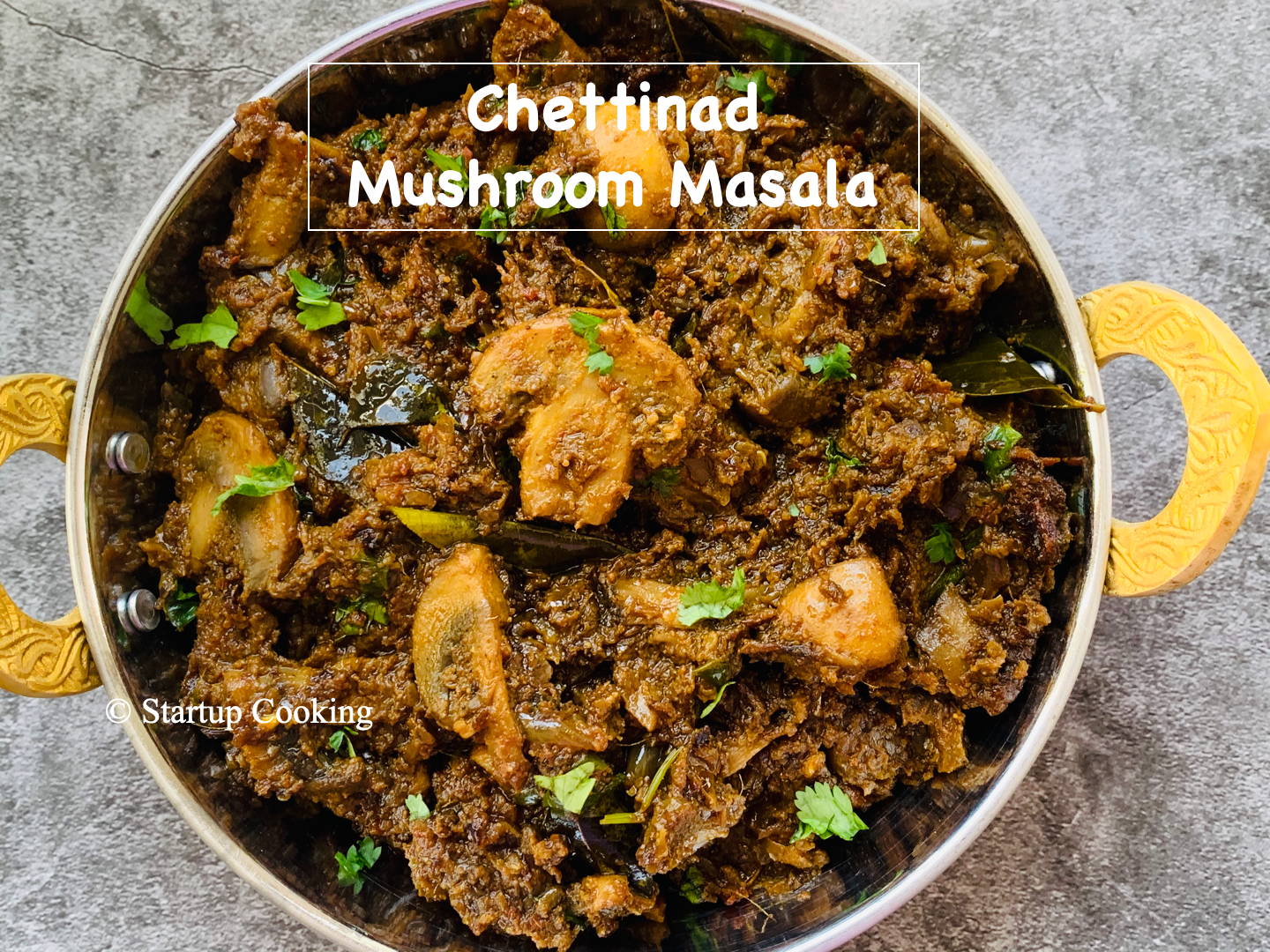 chettinad mushroom masala