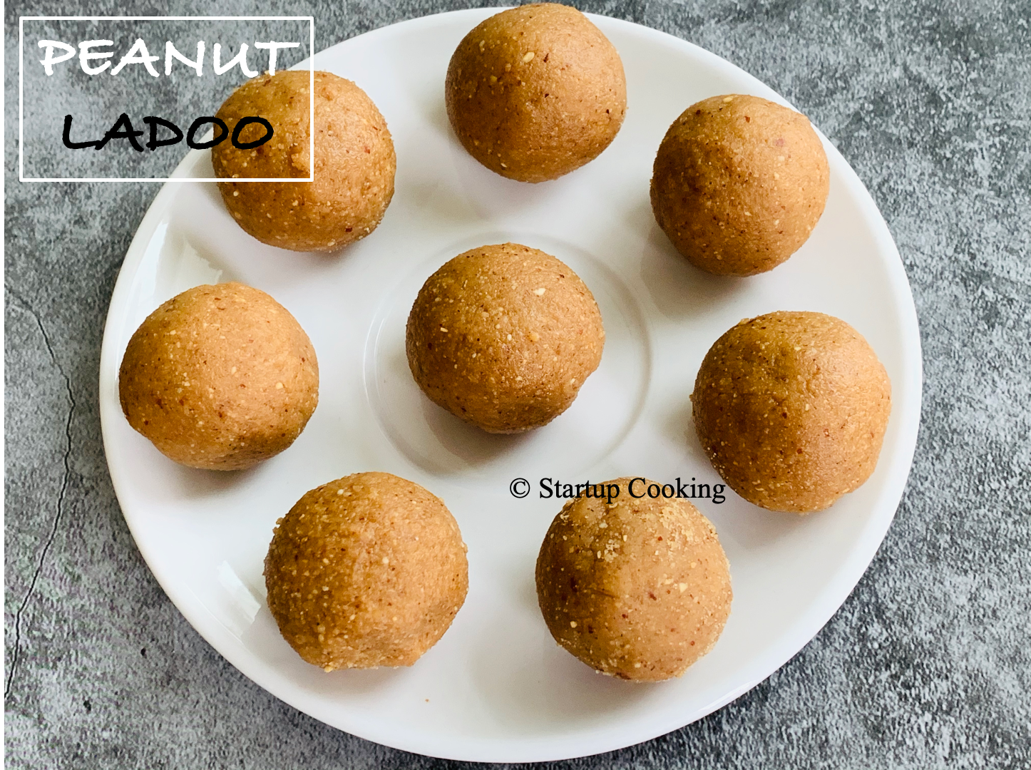 peanut ladoo