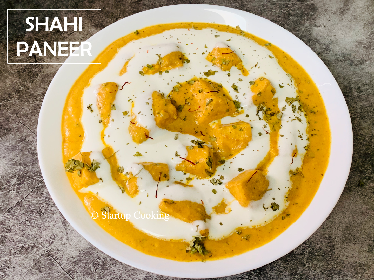 shahi paneer