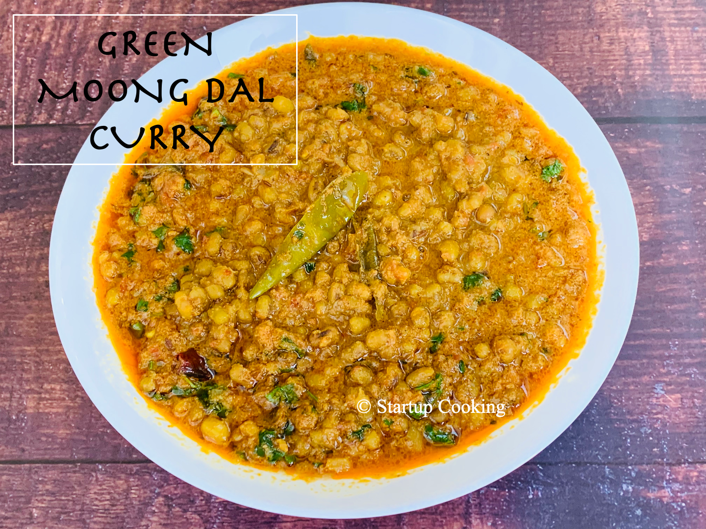 green moong dal curry