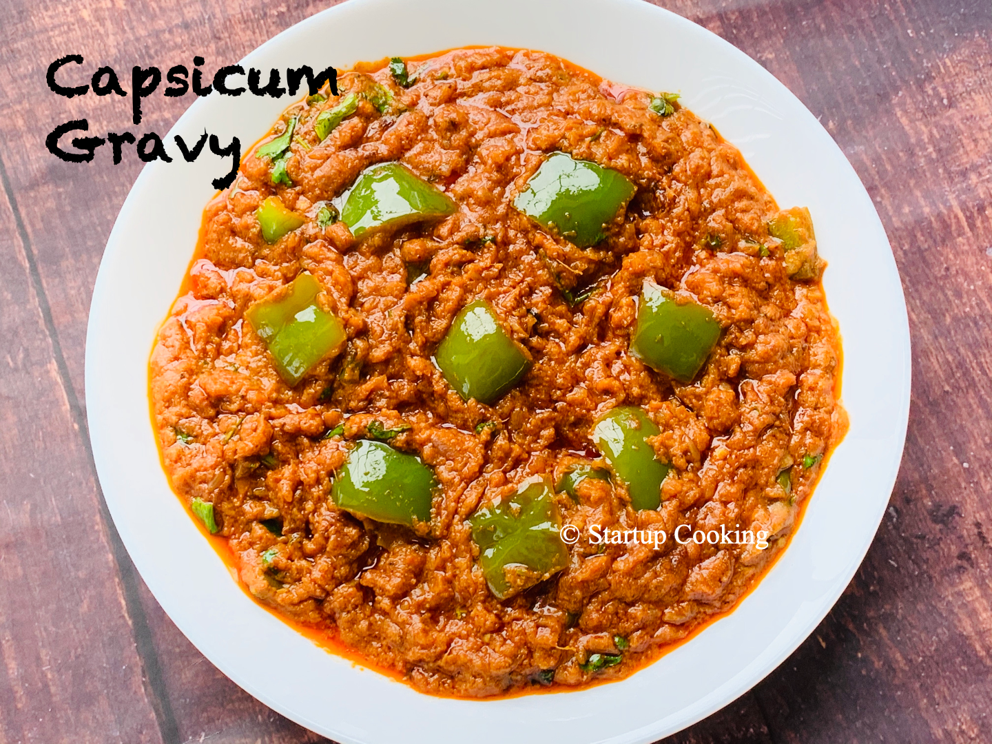 capsicum gravy