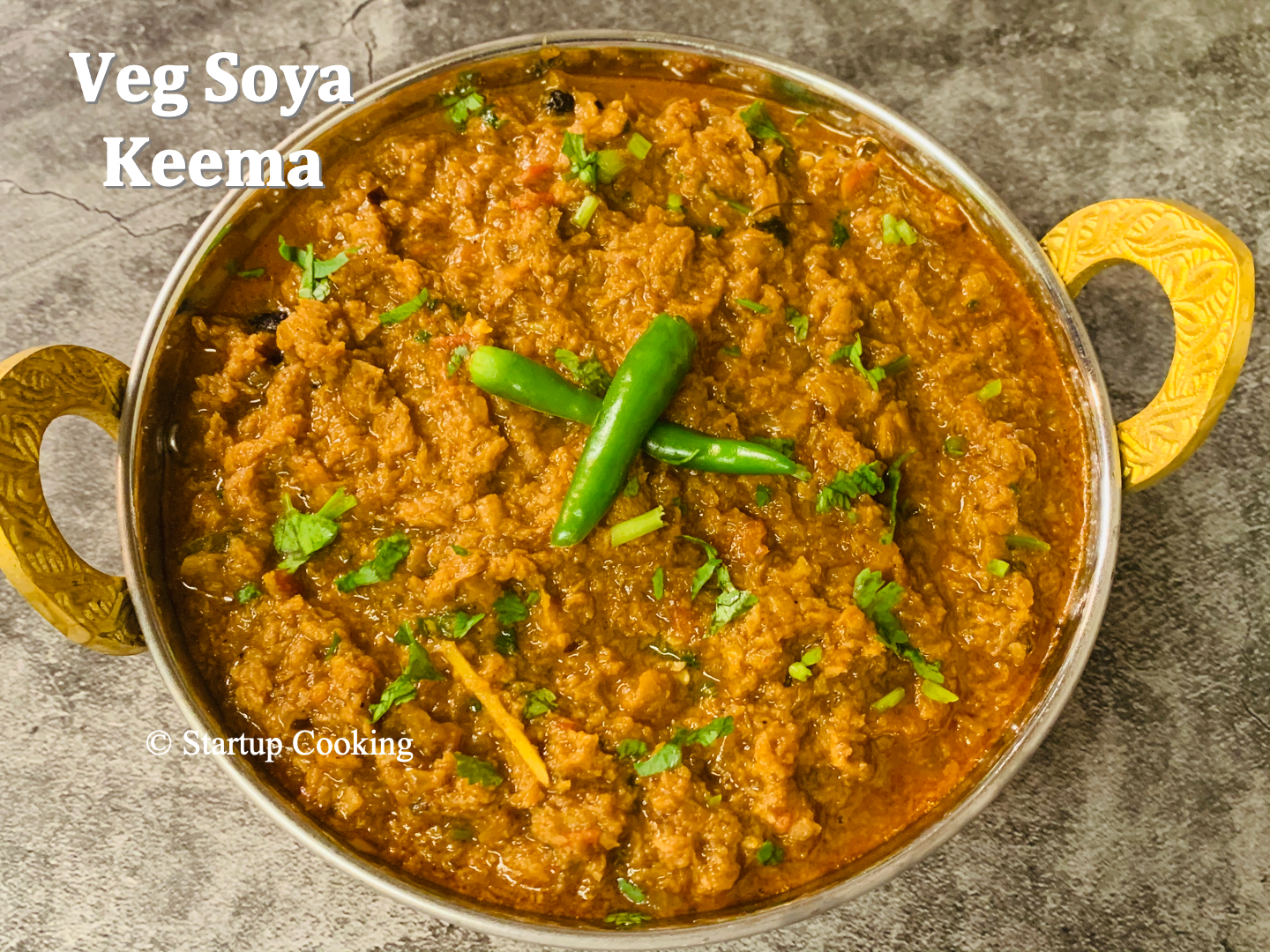 Soya Keema Curry Soya Keema Recipe How To Make Veg Soya Keema Recipe Startup Cooking 1