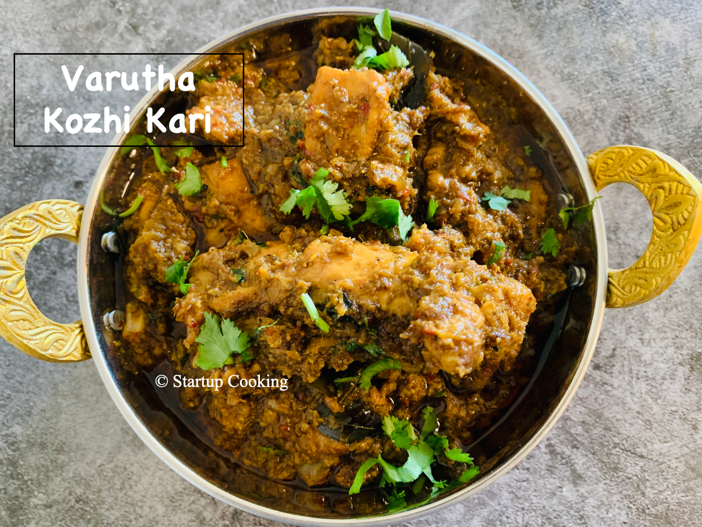 Varutha Kozhi Kari Varutharacha Kozhi Chicken Curry Startup Cooking 1