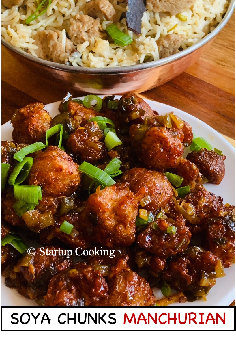 soya chunks manchurian