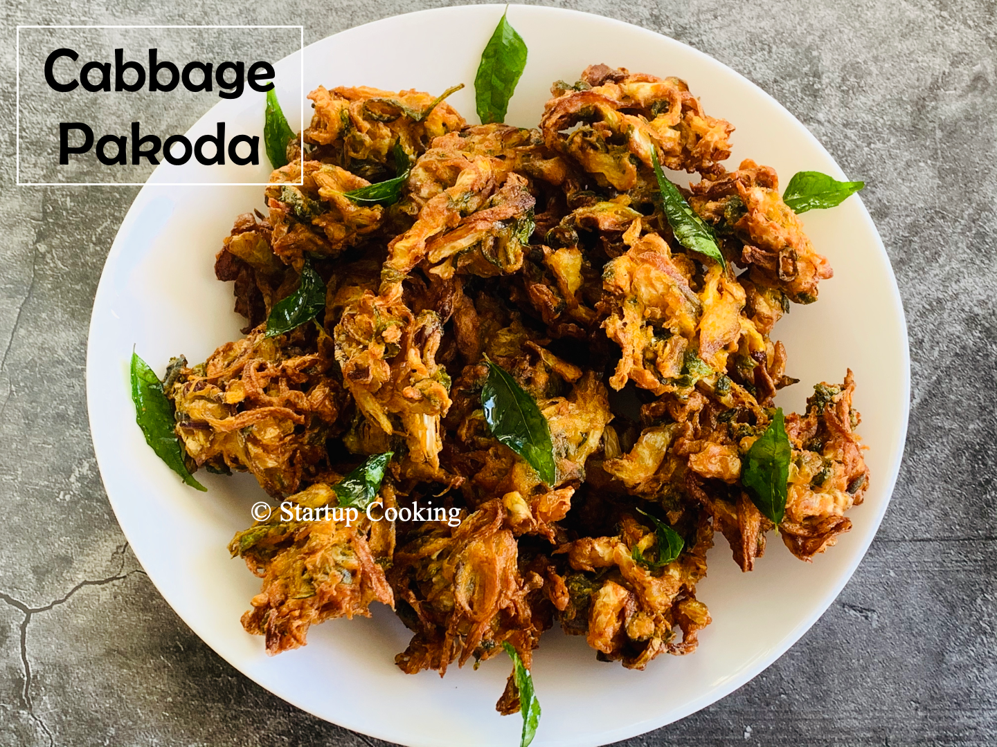 cabbage pakoda