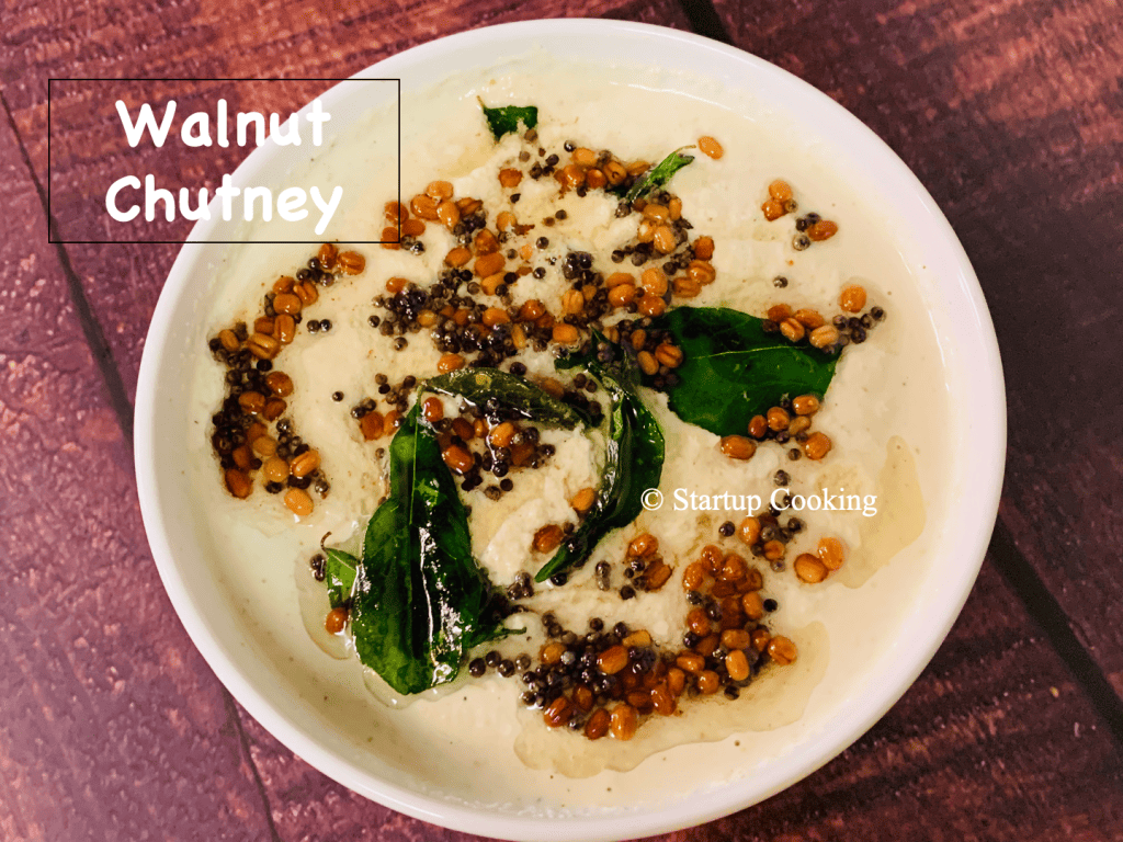 Walnut Chutney Recipe How To Make Walnut Chutney Recipe Startup Cooking 1