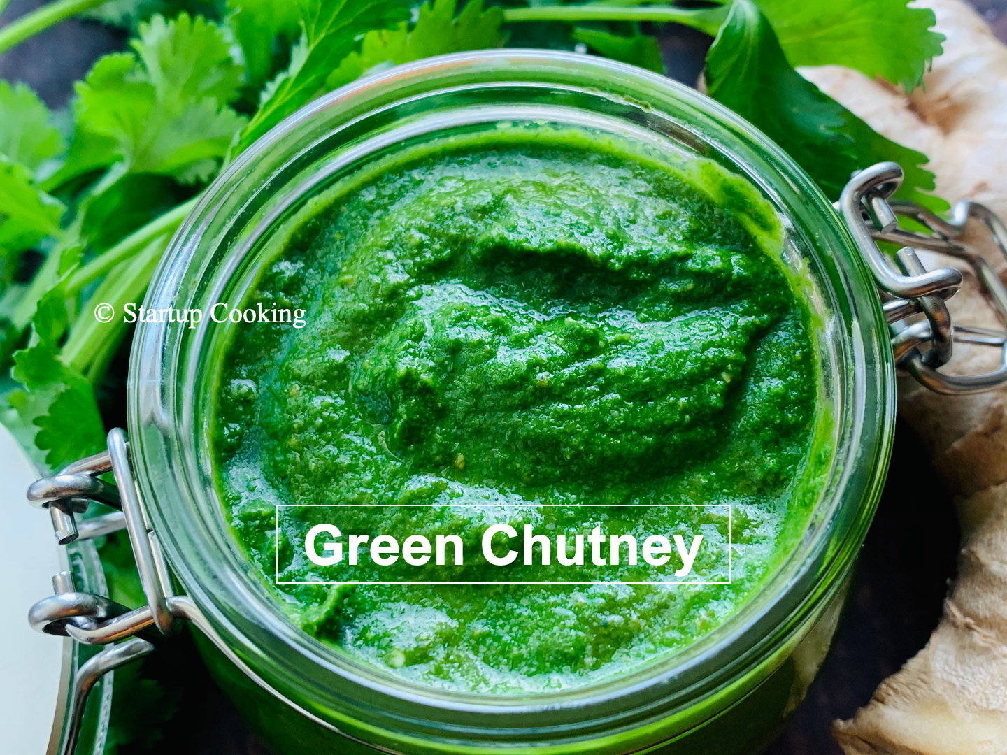 Green Chutney Recipe How To Make Green Chutney Green Chutney For Chaat Recipe Startup Cooking 1
