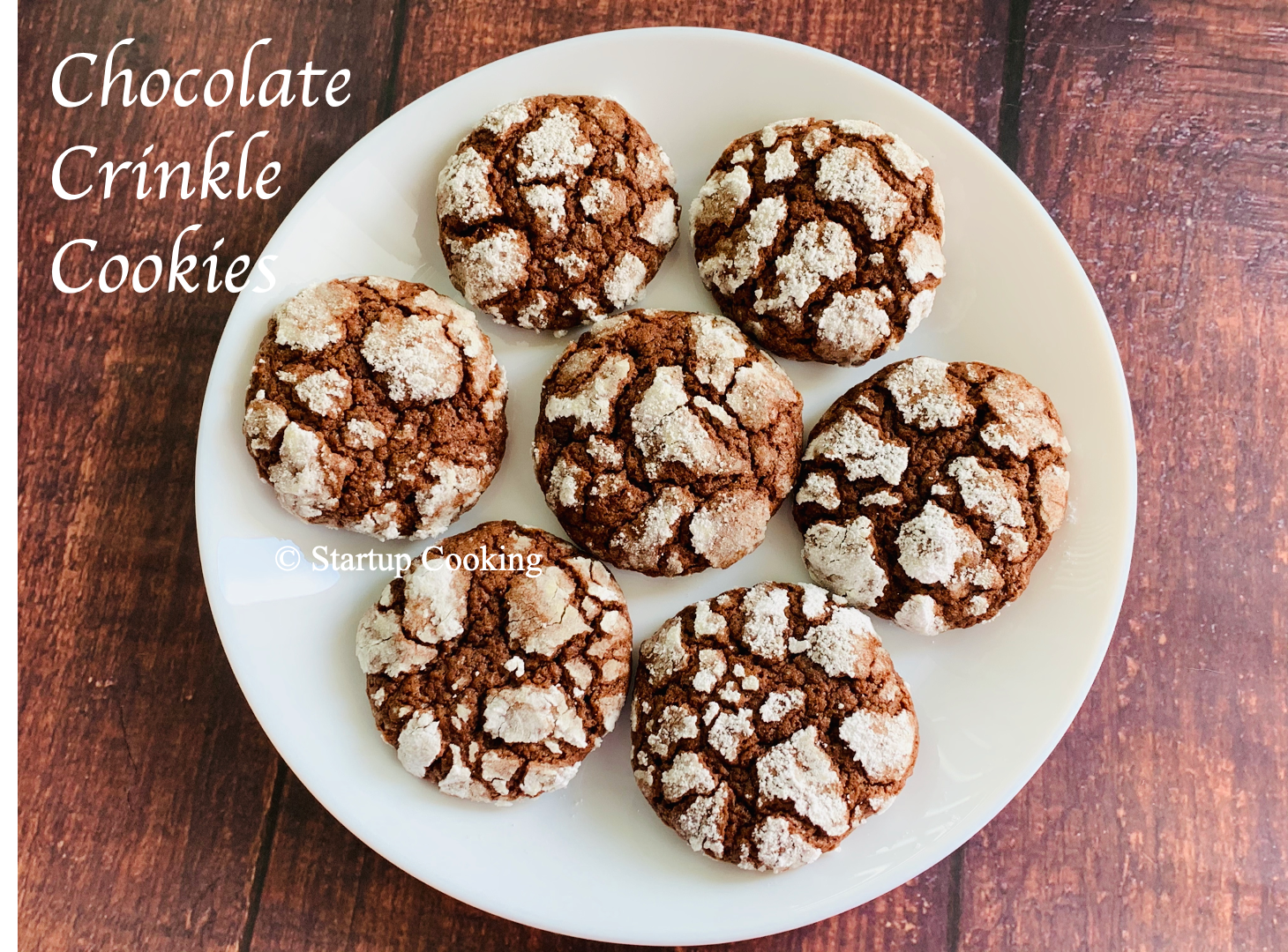 chocolate crinkle cookies