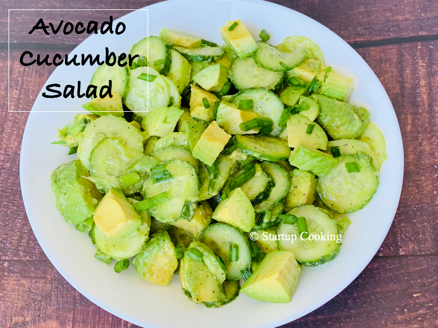 Avocado Cucumber Salad Recipe Startup Cooking 1