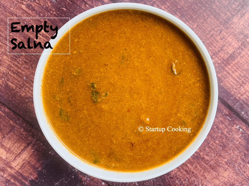 Empty Salna Recipe Plain Salna Recipe Salna For Biryani Startup Cooking 28