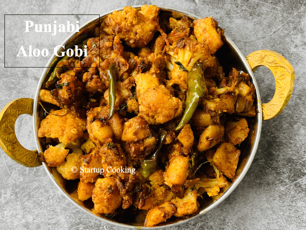 Aloo Gobi Recipe Punjabi Dry Aloo Gobhi Masala Startup Cooking 1
