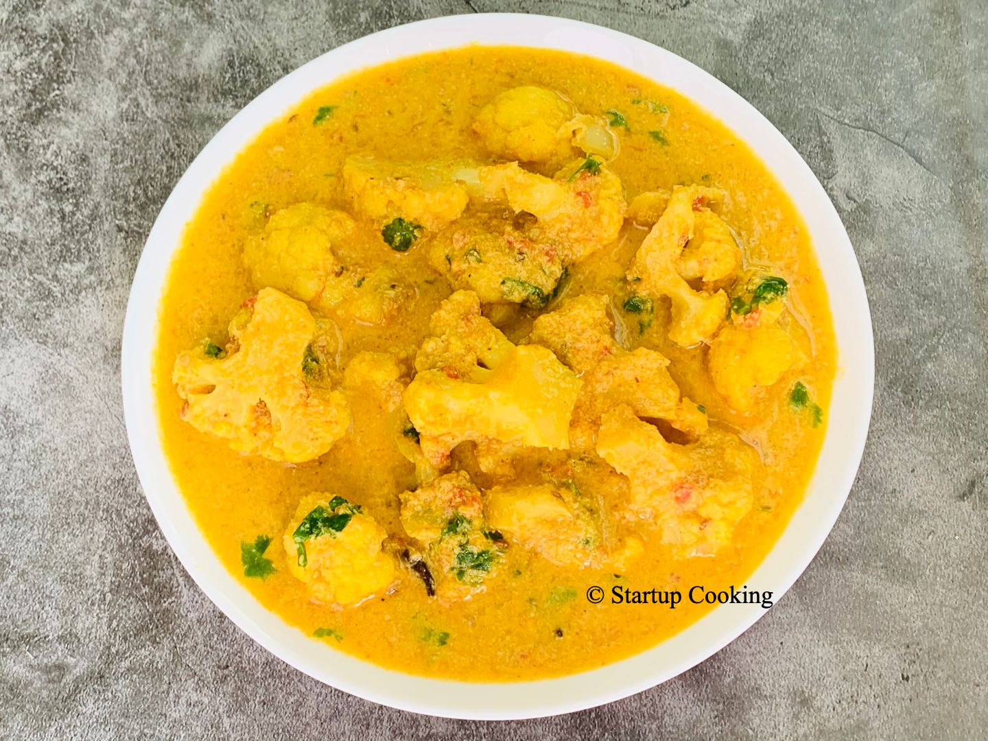 cauliflower kurma