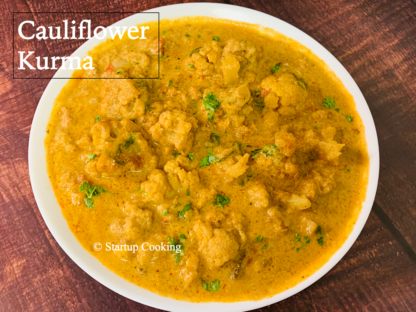 cauliflower kurma