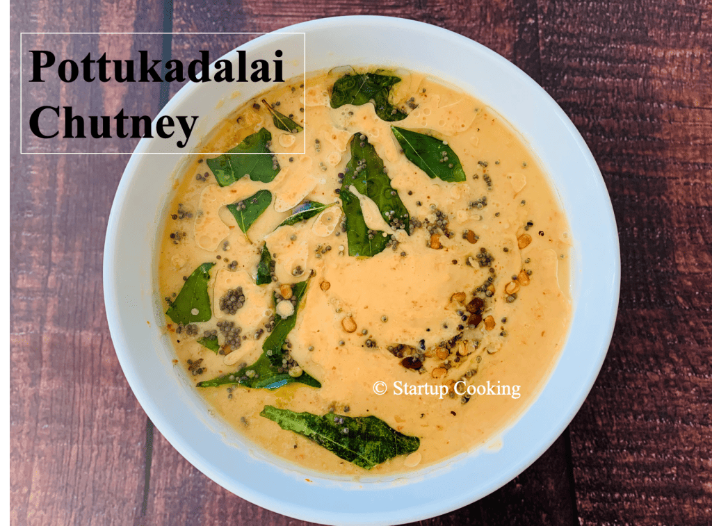 Pottukadalai Chutney Recipe Without Coconut Roasted Gram Dal Chutney Without Coconut Startup Cooking 12