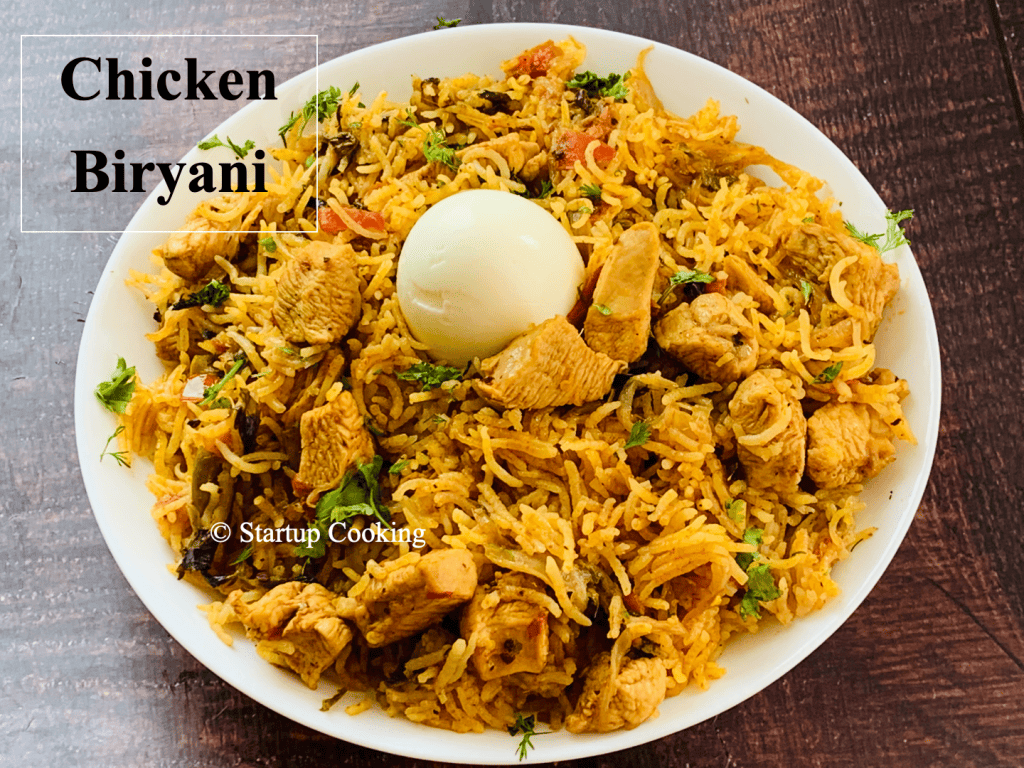Chicken Biryani Recipe Pressure Cooker Chicken Biryani Startup Cooking 1